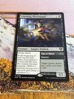 Scheming Silvertongue - Secrets of Strixhaven - SOS R 0099 - Image 4