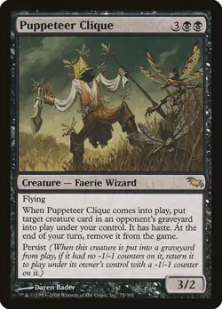 1x Puppeteer Clique LP Eng MTG - Shadowmoor - Image 1