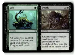 Life // Death 216 Uncommon Dominaria Remastered Magic: The Gathering Foil LP - Image 1