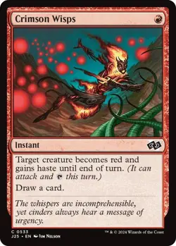 Crimson Wisps - J25 0533 - NM - MTG Magic - Image 1