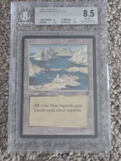 BGS Graded NM-MT+ MTG Legends Lot: Seafarers Quay, Hammerheim, Catheral of Serra - Image 2