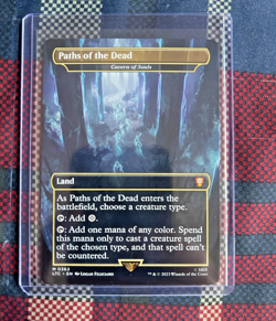 MTG Paths Of The Dead Caverns Of Souls Land M0362 LTC LOTR Regular NM - Image 1