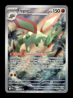 FLYGON 101/094 ILLUSTRATION RARE PHANTASMAL FLAMES POKEMON HOLO NM/M - Image 1
