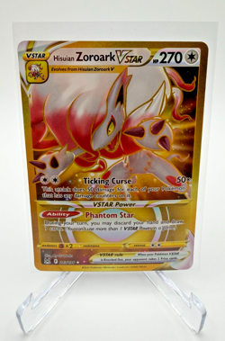 Pokemon TCG Hisuian Zoroark VSTAR (Secret) 213/196 Swsh11: Lost Origin Holo - Image 1