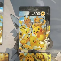 Pokemon Pikachu V-Union 4 Card Holo Lot English Nintendo GAME FREAK 2021 - Image 3