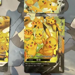 Pokemon Pikachu V-Union 4 Card Holo Lot English Nintendo GAME FREAK 2021 - Image 4