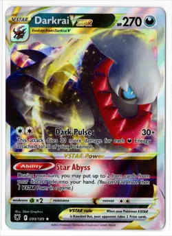 Pokemon TCG Astral Radiance Darkrai VSTAR #99 - Image 1