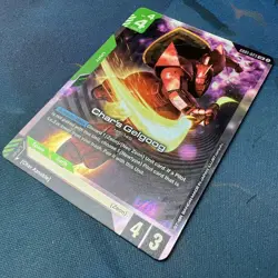 Gundam Card Game Newtype Rising GD01-023 Char’s Gelgoog LR Mint English - Image 3