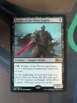 MTG - Knight of the Ebon Legion - Core Set 2020 - NM - Image 1