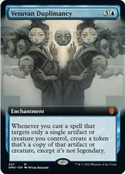 Vesuvan Duplimancy (Extended Art, Foil, #397, NM) Dominaria United (DMU), MTG - Image 1