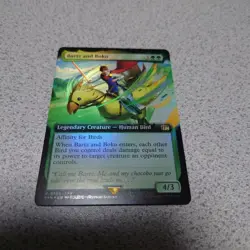 MTG Final Fantasy Bats and Boko Foil English Extended Art NM - Image 1