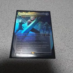 MTG Final Fantasy Secret Lair Cloud Bustersword Borderless Foil NM - Image 1