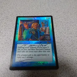 MTG ULG Second Chance Foil Signed English Used Card - Image 2