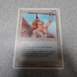 MTG 4th Edition Seras Angel English Alternate Force Used - Image 1