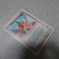 MTG 4th Edition Seras Angel English Alternate Force Used - Image 2