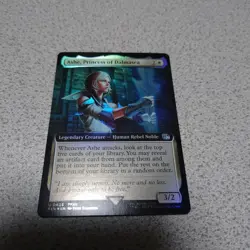 MTG FIN Ashe Banargan Dalmasca English Foil Final Fantasy Extended Art NM - Image 1