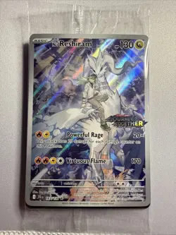 N’s Reshiram 167/159 SV09 Journey Together Stamped Promo Sealed Pokemon - Image 1