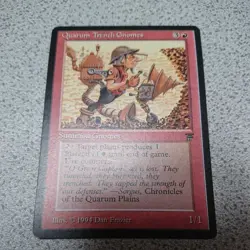MTG LEG Quorum Trench Gnomes English NM Condition Card - Image 1