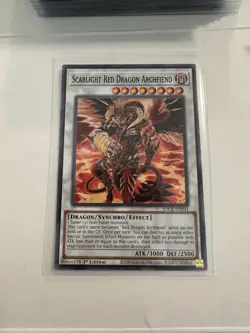 Scarlight Red Dragon Archfiend 1st Edition Common Card SDCK-EN041 Yu-Gi-Oh! - Image 1