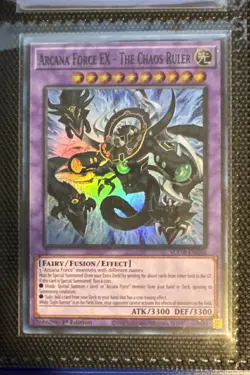 Yugioh Arcana Force EX - The Chaos Ruler SUDA-EN034 Super Rare 1st Edition NM - Image 1