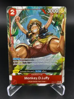 Monkey.D.Luffy (Alternate Art) OP06-013 Rare Wings of the Captain One Piece NM - Image 1