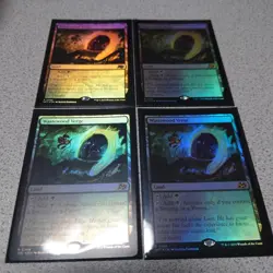 MTG Magic The Gathering Wastewood Boundary Foil Set of 4 English NM - Image 1
