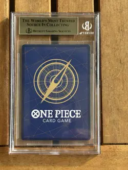 (1) BGS/PSA Gold 10 One Piece Monkey D. Luffy WANTED POSTER OP13 Alternate Art - Image 2
