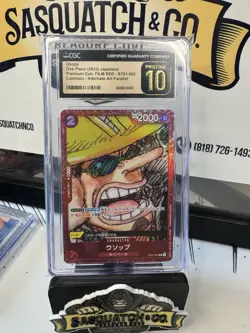 One Piece TCG CGC Pristine 10 Usopp ST01-002 Premium Collection - Image 1