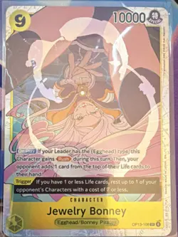 One Piece Jewelry Bonney OP13-108 Special Rare Foil Rush 10000 Power English - Image 1