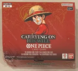 2025 BANDAI ONE PIECE TCG ENG OP-13 CARRYING ON HIS WILL BOOSTER BOX SEALED A - Image 1