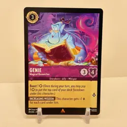 Disney Lorcana Winterspell Genie Magical Researcher Regular 49/204 NM - Image 1