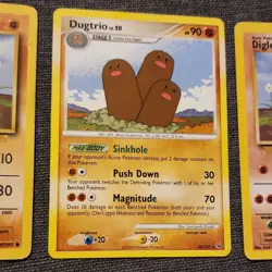 Pokemon TCG Diglett, Dugtrio Card Lot - 47/102, 71/130, 72/127, 24/127, 67/102 - Image 3