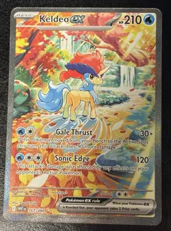 Keldeo EX 167/086 White Flare Holo Special Illustration Rare Card Pokemon TCG - Image 1