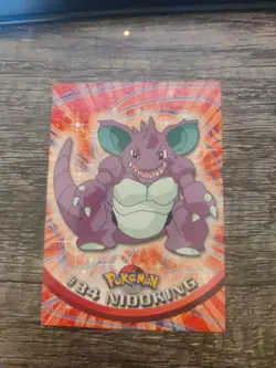 1999 Pokemon Topps #34 Nidoking - Image 1