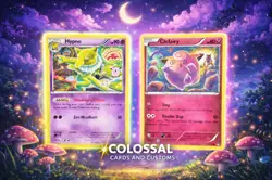 Pokemon Connecting Art TOMOKAZU KOMIYA Card Set Hypno 51 Clefairy 81 BREAKpoint - Image 1