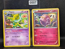 Pokemon Connecting Art TOMOKAZU KOMIYA Card Set Hypno 51 Clefairy 81 BREAKpoint - Image 2
