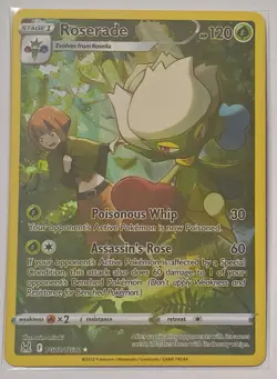 Roserade TG02/TG30 Lost Origin Trainer Gallery Holo Pokemon TCG & Bonus Card - Image 2