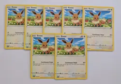 7x Eevee McDonald’s Pokemon Cards – Bundle - Image 1