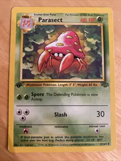 1st Edition Parasect 41/64 Jungle Set - Uncommon Pokemon Card - Image 1