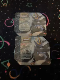 Pokemon Tyranitar and Empoleon v Striker Sealed Tins x2 Evolving Skies - Image 1
