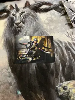 MTG - Locke Cole - Gold Signature Art Card - Final Fantasy - Image 1