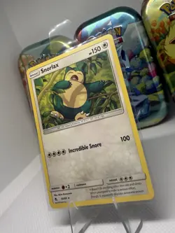 Snorlax 50/68 Near Mint NM Hidden Fates Rare Pokemon Card 2019 Sleeping Art - Image 3