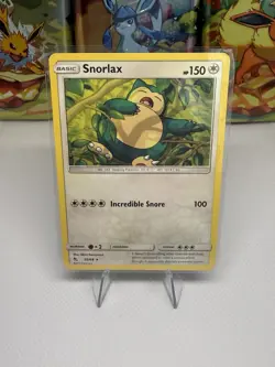 Snorlax 50/68 Near Mint NM Hidden Fates Rare Pokemon Card 2019 Sleeping Art - Image 5