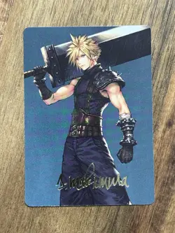 Cloud, Ex-SOLDIER Art Card (Gold-Stamped Signature) Art Series: Final Fantasy... - Image 1