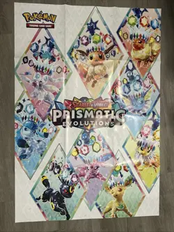 Pokemon Prismatic Evolutions & Black Bolt/White Flare POSTER ONLY FREE SHIPPING - Image 2