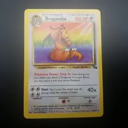 Dragonite 19/62 - NON-HOLO RARE - FOSSIL SET - VINTAGE WOTC Pokemon Card - NM - Image 1