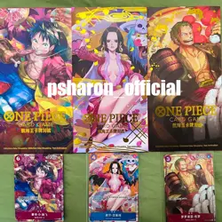 One Piece Card Lunar New Year Red Packet Hancock Luffy Zoro 3 Promo Card NM - Image 1