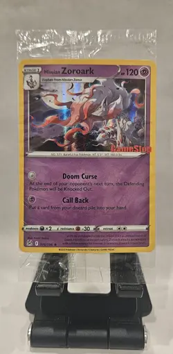 Pokemon Hisuian Zoroark Gamestop Exclusive Promo Card 076/196 SEALED NM - Image 1