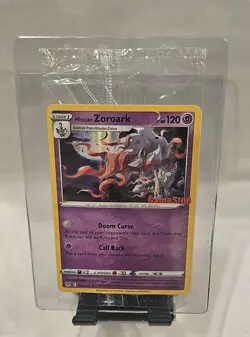 Pokemon Hisuian Zoroark Gamestop Exclusive Promo Card 076/196 SEALED NM - Image 3