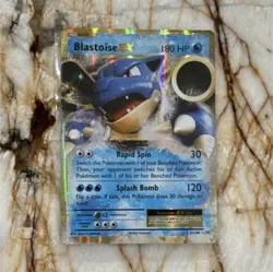 Pokemon Blastoise EX 21/108 Evolutions Ultra Rare Holo 180 HP Card - Image 1